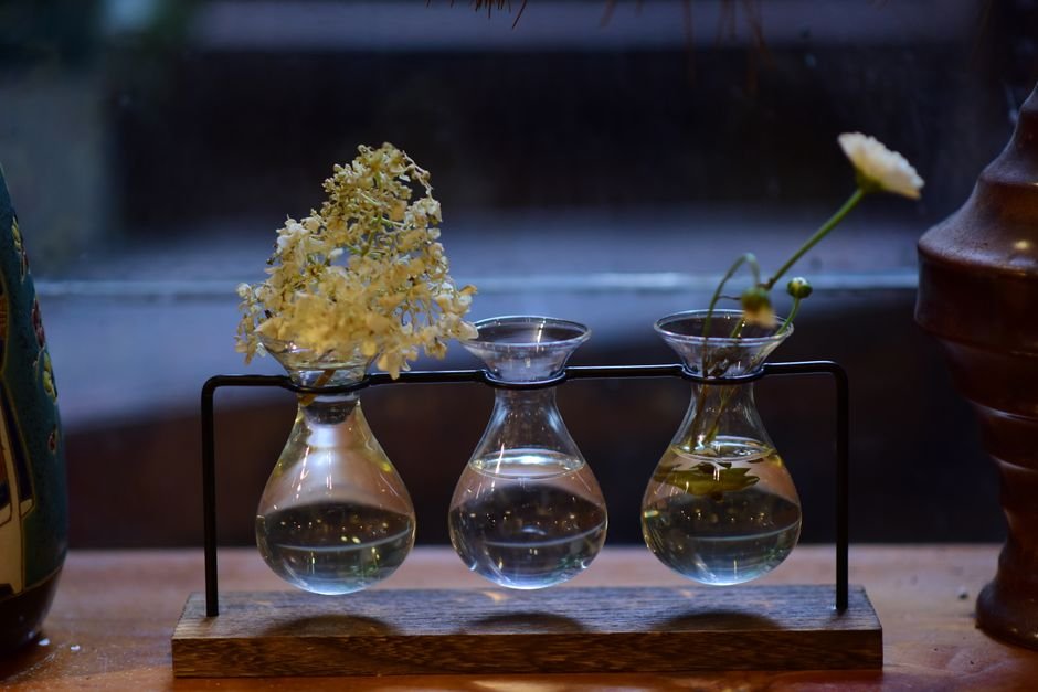 vase water flowers