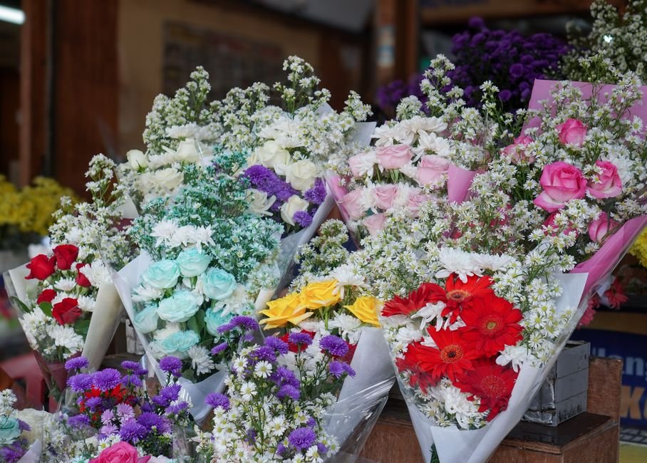 flower market bunches