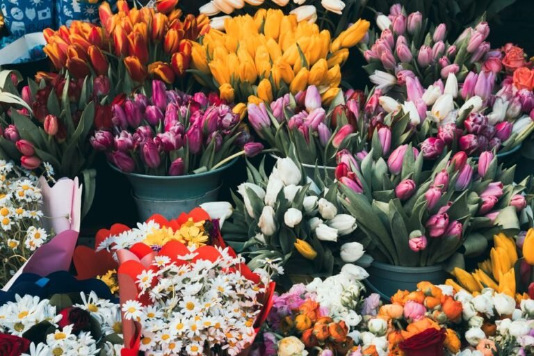 What Spring At The Flower Stand Actually Looks Like